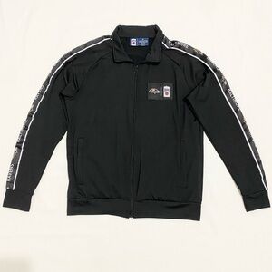 Baltimore Ravens Miller Lite NFL Full Zip Lightweight Black Jacket